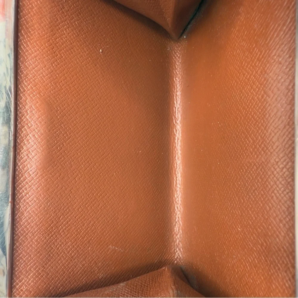 Louis Vuitton Brown Monogram French Purse Wallet Silver | Women’s | Used |